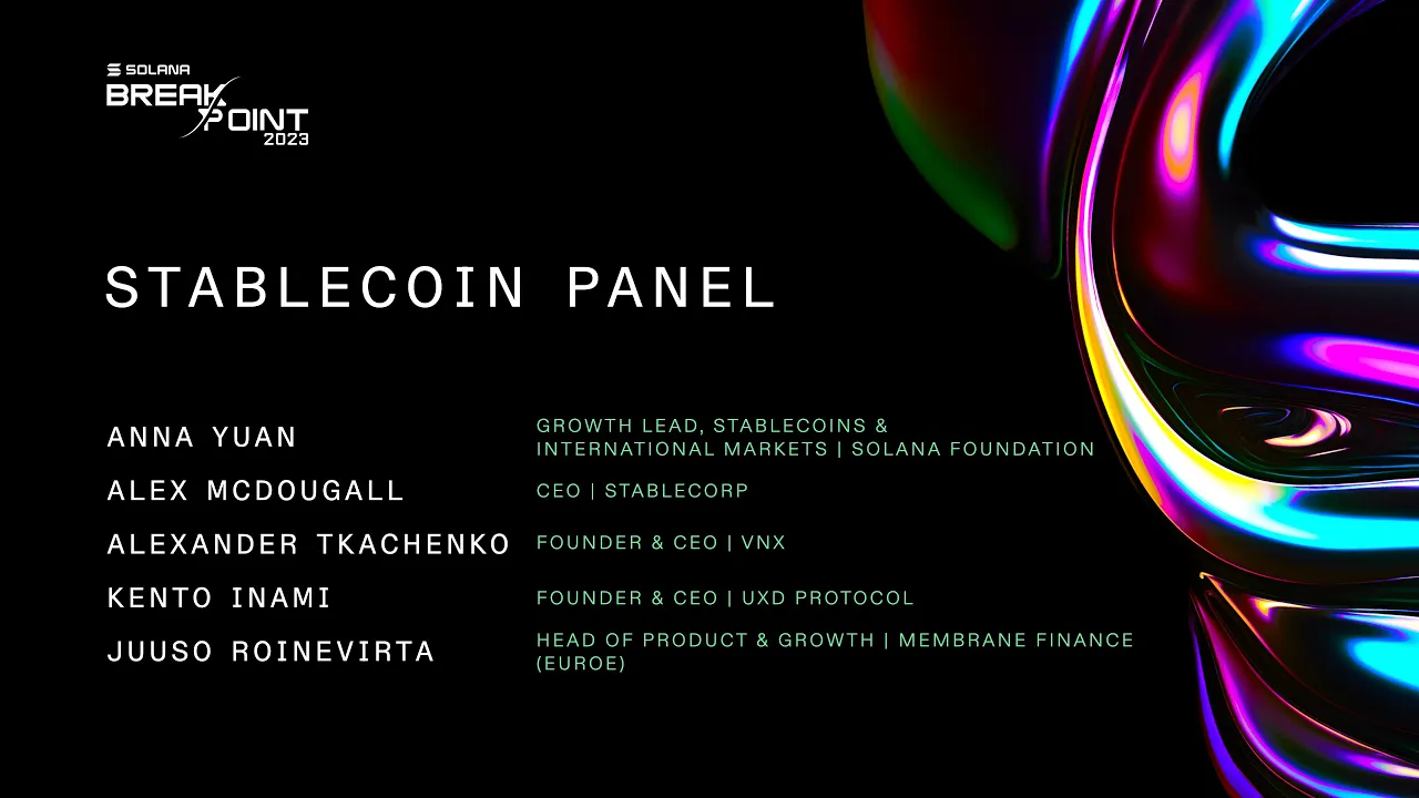 Breakpoint 2023: Stablecoin Panel