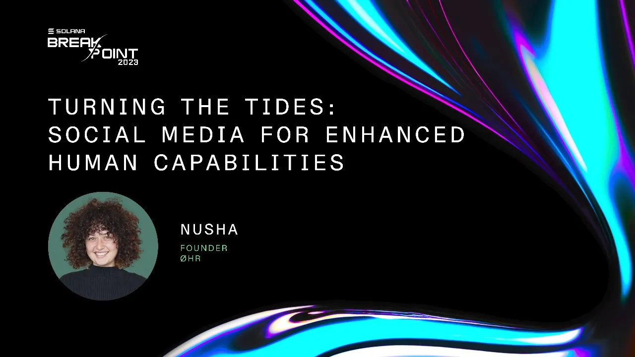 Breakpoint 2023: Turning the Tides: Social Media for Enhanced Human Capabilities
