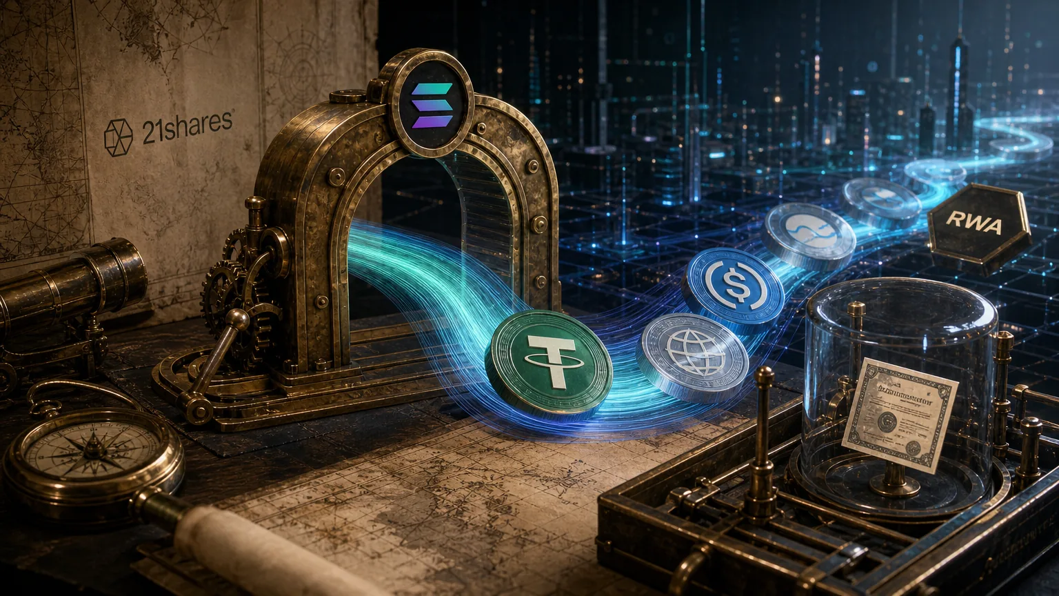 21Shares: Solana''s H1 2026 Network Revenue Fell 87% as Memecoin Fees Collapsed