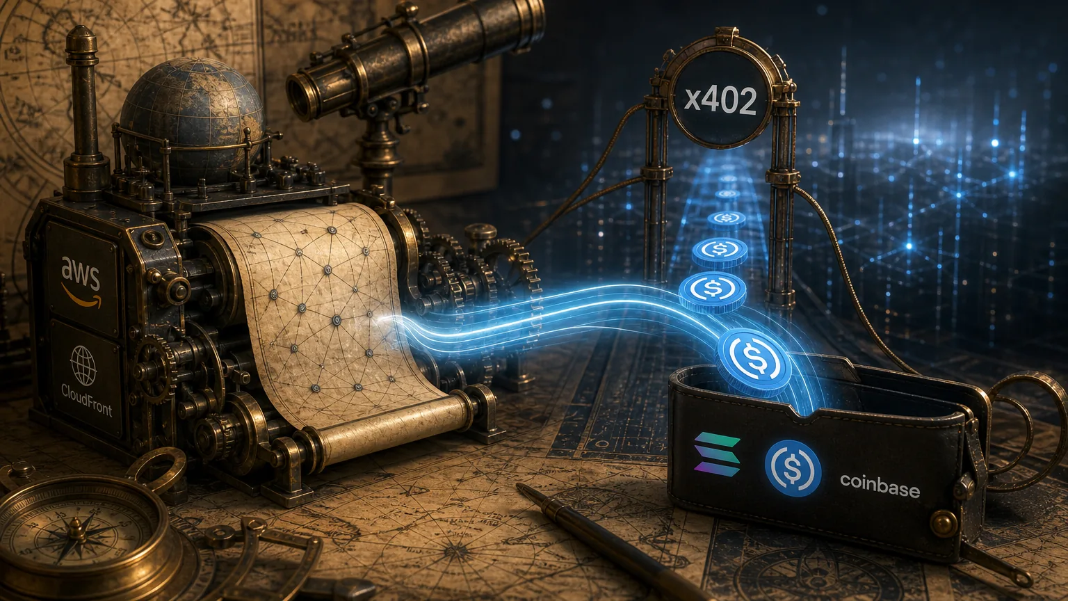 AWS CloudFront Publishers Can Now Charge AI Bots Per Request in USDC on Solana