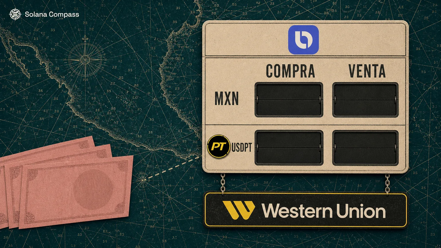 Bitso Lists Western Union's Solana Stablecoin USDPT in Mexico