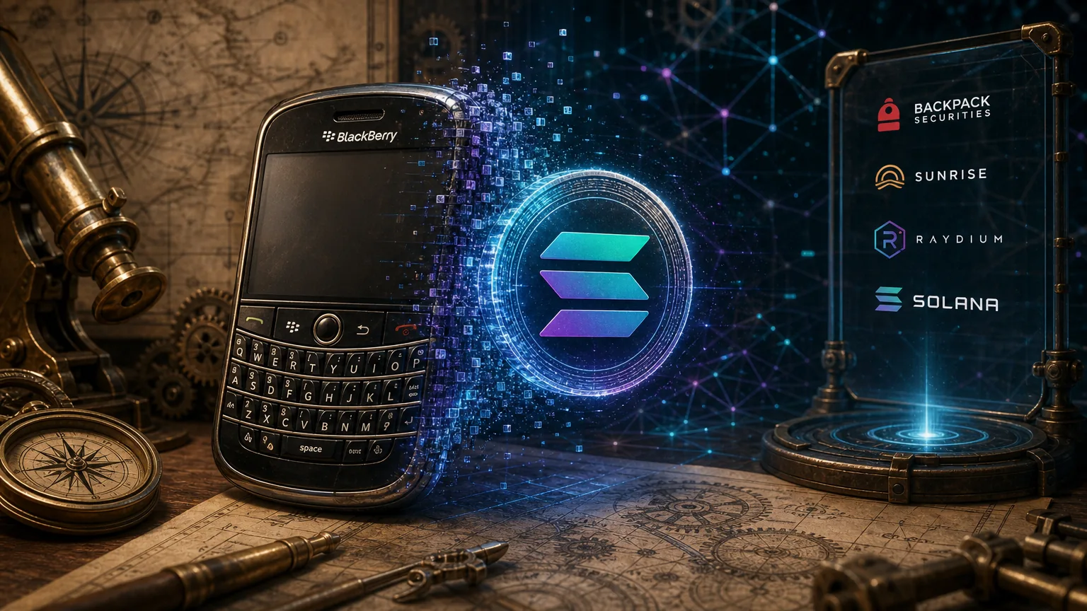 BlackBerry ($BB) Tokenized Stock Goes Live on Solana via Sunrise and Backpack Securities
