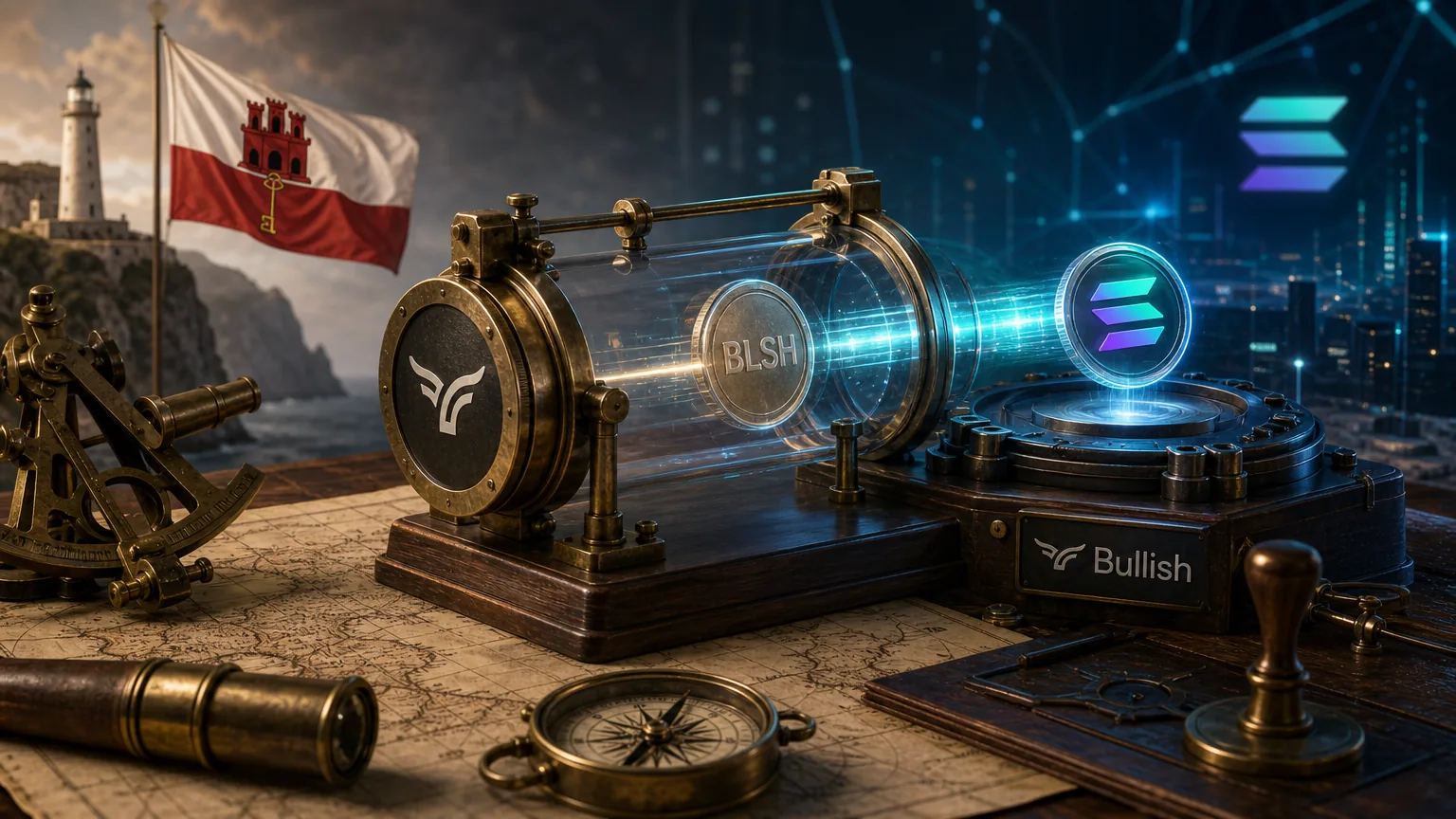 Bullish Executes First Tokenized Equity Trades on a GFSC-Regulated Exchange, BLSH on Solana