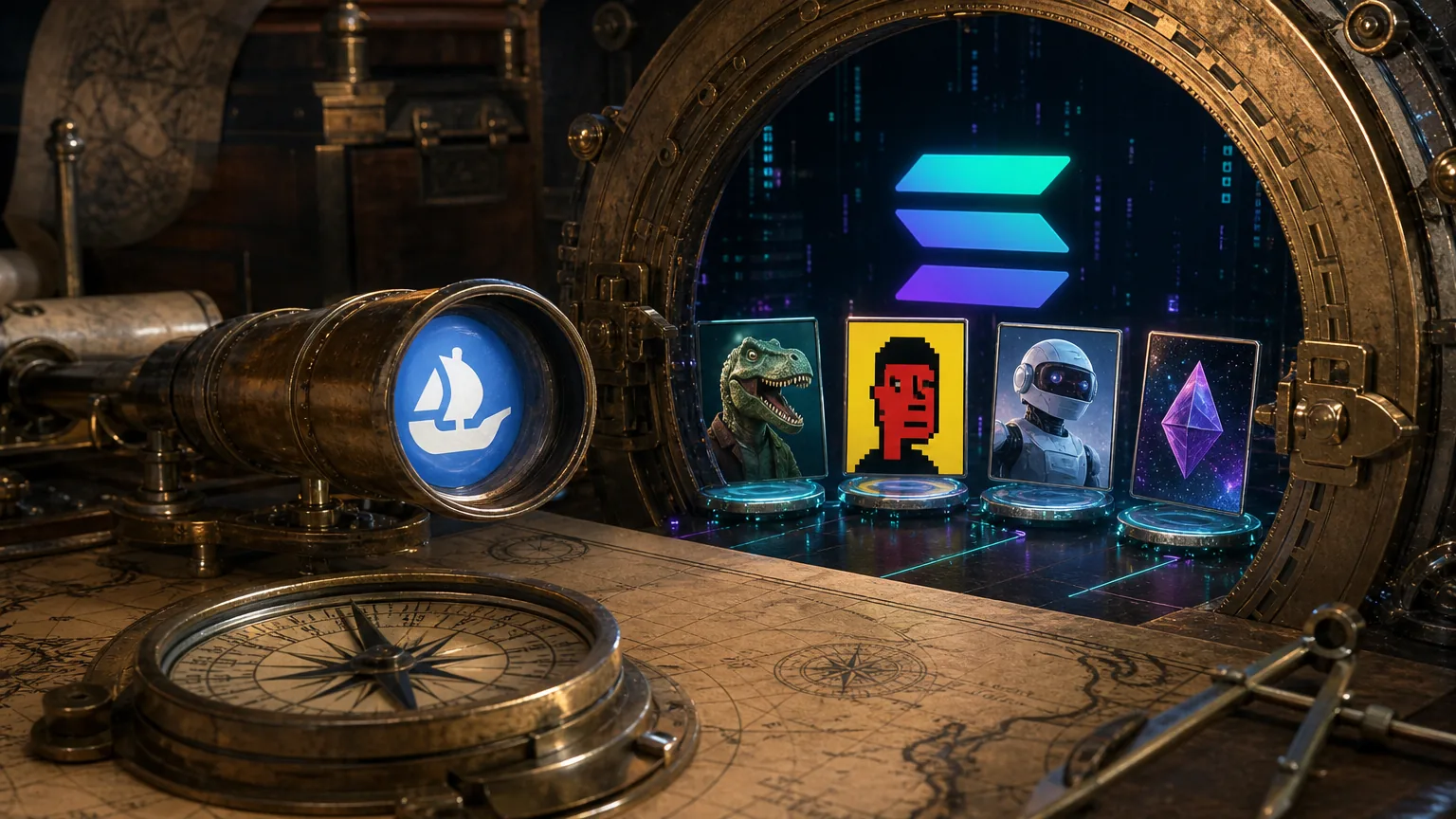OpenSea Restores Solana NFT Trading After Four Years, Adding Mad Lads and Claynosaurz to OS2