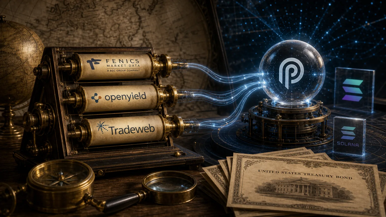 Fenics, OpenYield, and Tradeweb Bring Institutional Bond Pricing to Pyth Network