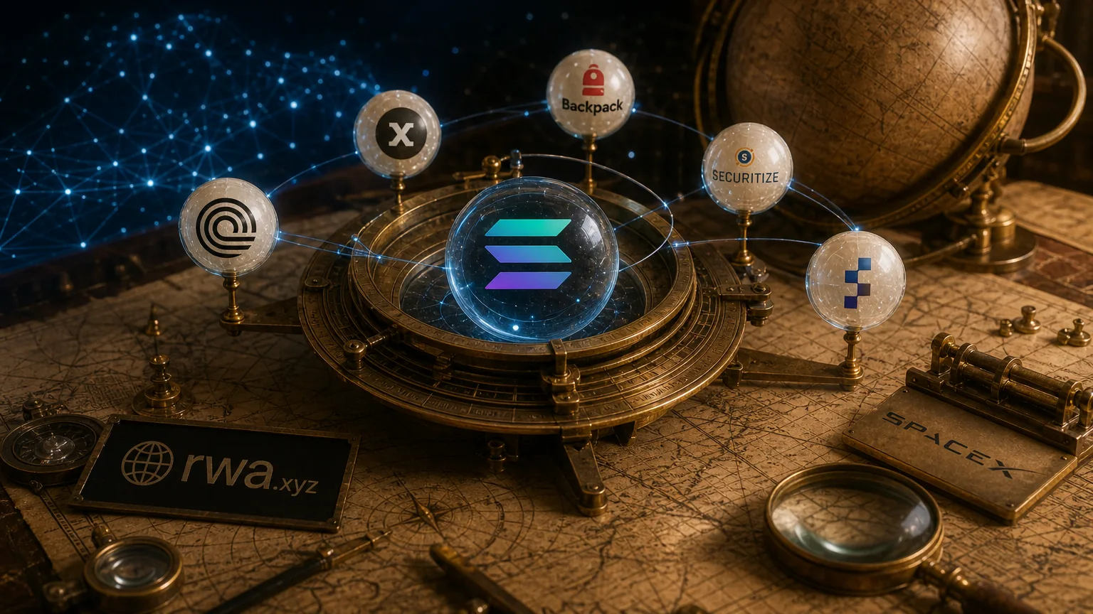 rwa.xyz Launches Tokenized Stock Analytics Dashboard as Solana Captures 95% of On-Chain Equity Volume