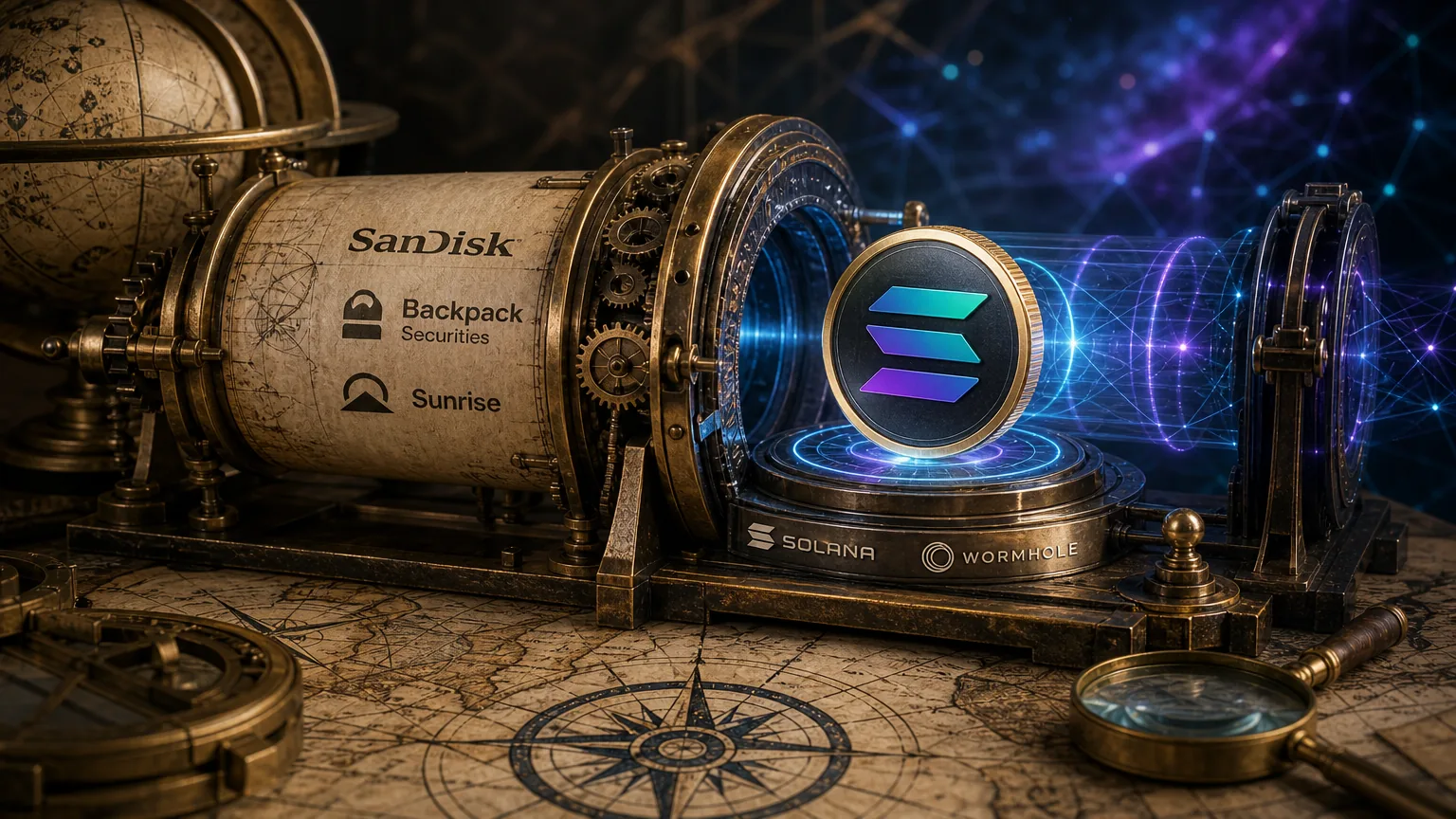 SanDisk Joins Solana's Tokenized Equity Roster as Sunrise and Backpack Launch $SNDK