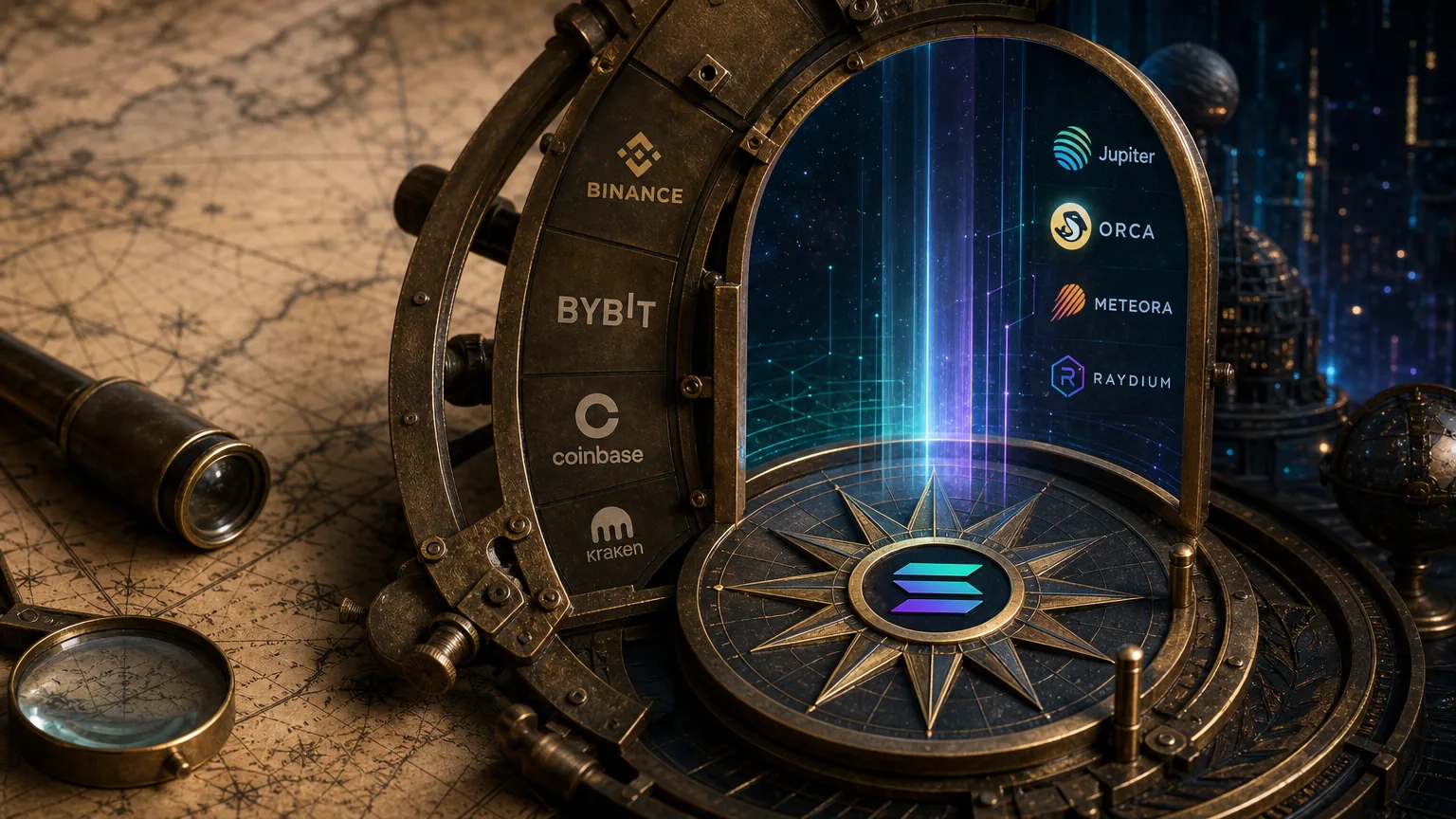 Solana DEX Ecosystem Posts Ninth Consecutive Week Above Bybit, Coinbase, and Kraken in Spot Volume