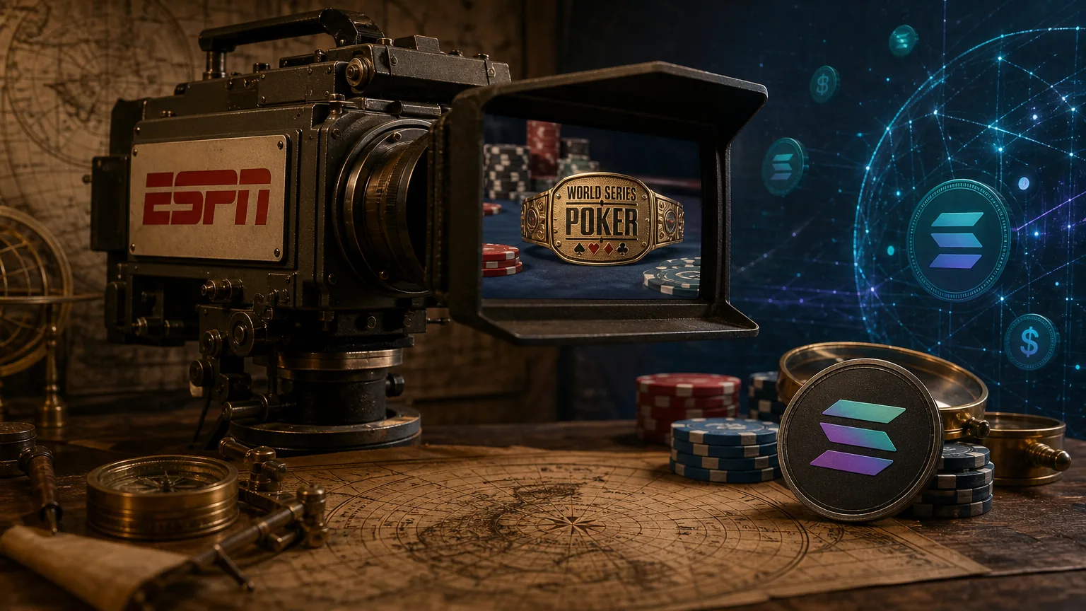 Solana Hits ESPN Broadcast TV for the First Time on July 2 as WSOP Presenting Sponsor