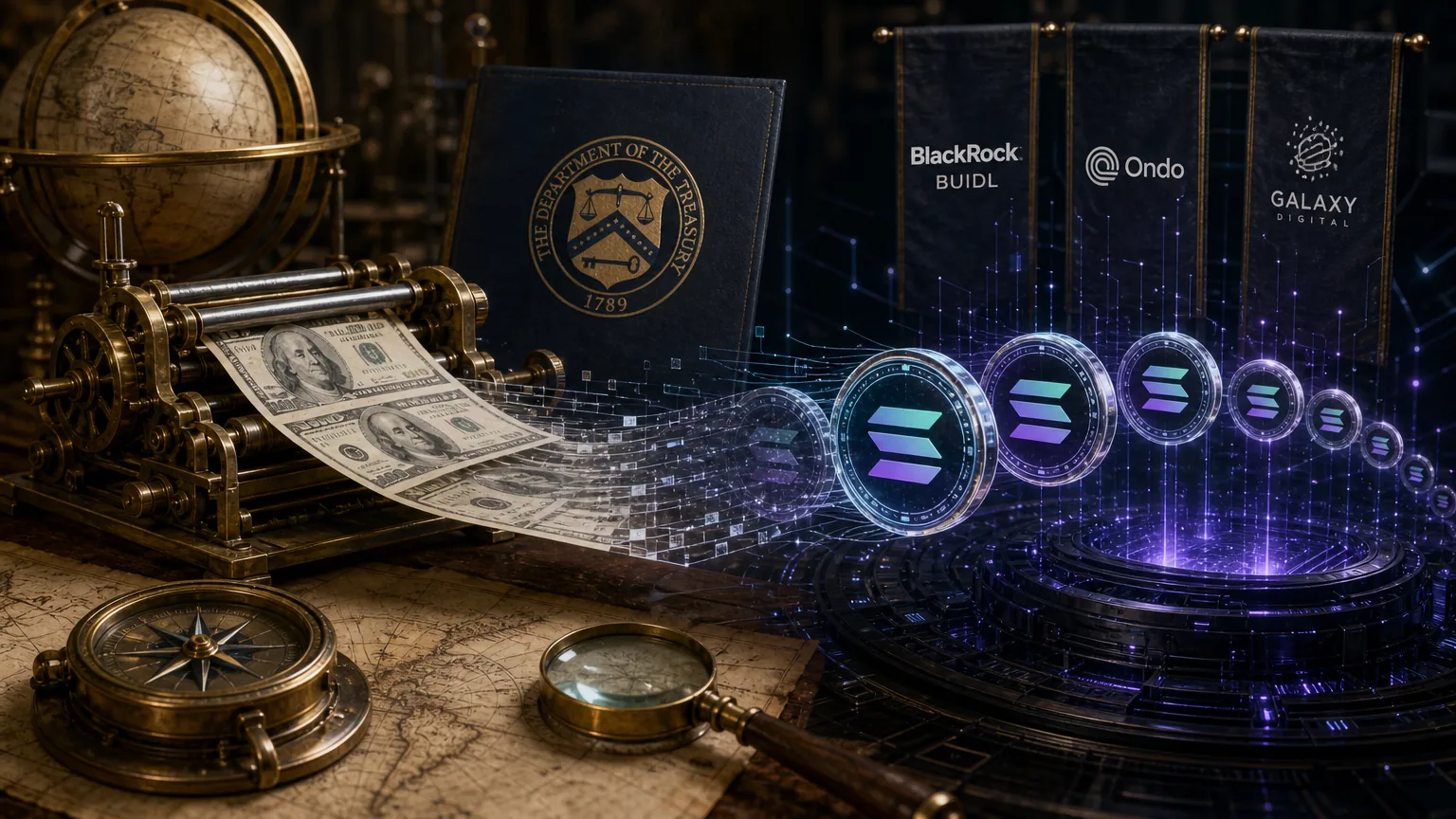 Solana Leads All Blockchains in 30-Day Tokenized Treasury Inflows as RWA Ecosystem Hits $3.9B