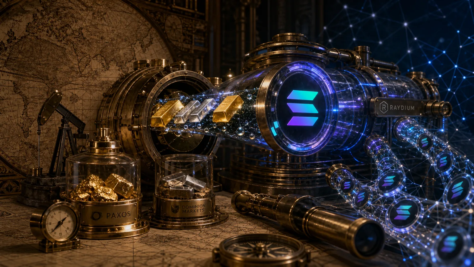 Solana Tokenized Commodities Hit $87M Weekly Volume, Claiming 30% of All-Chain Market Share