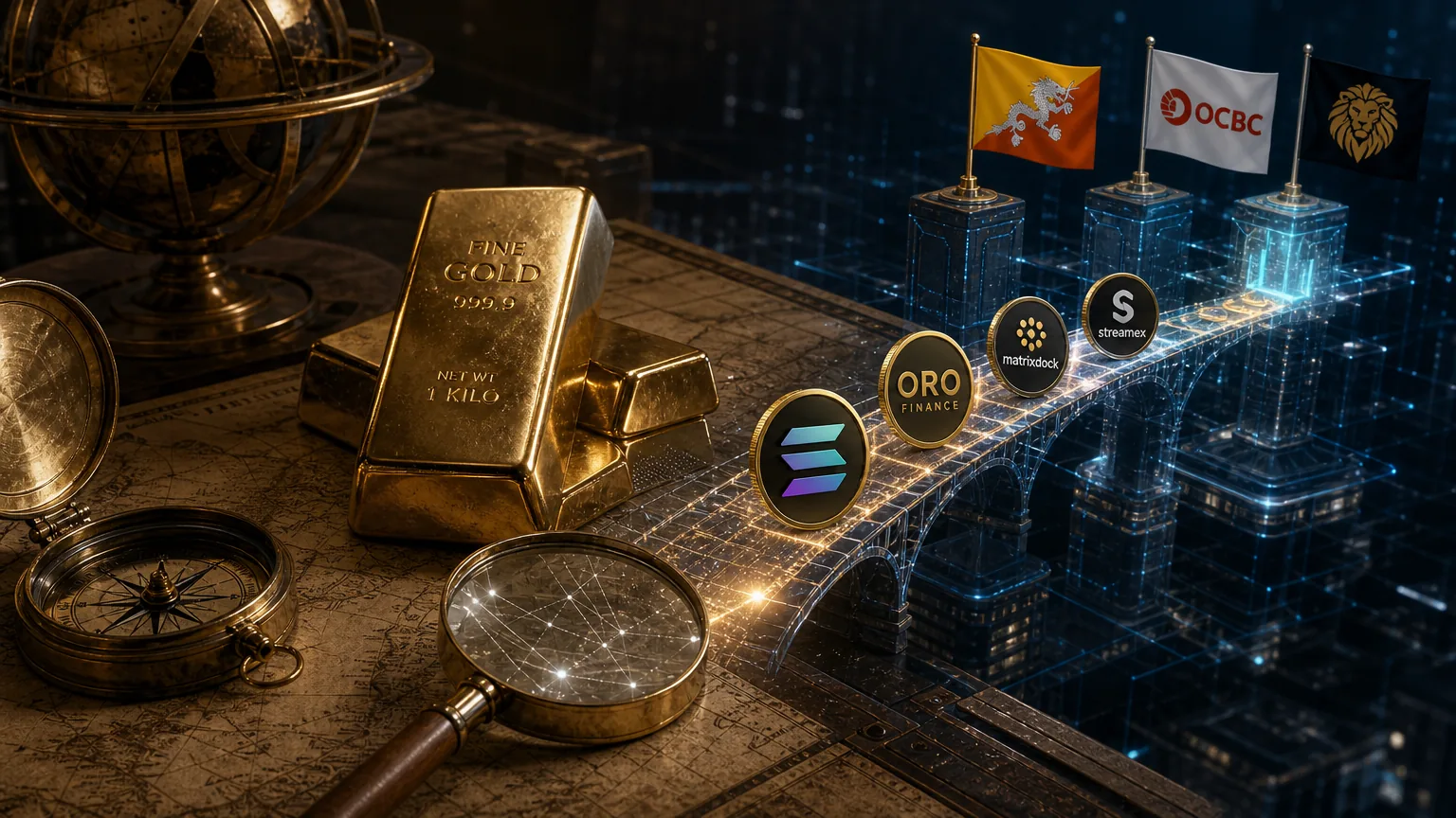 Solana's Tokenized Gold Market Cap Grew 689% in a Year, Outpacing Every Other Chain
