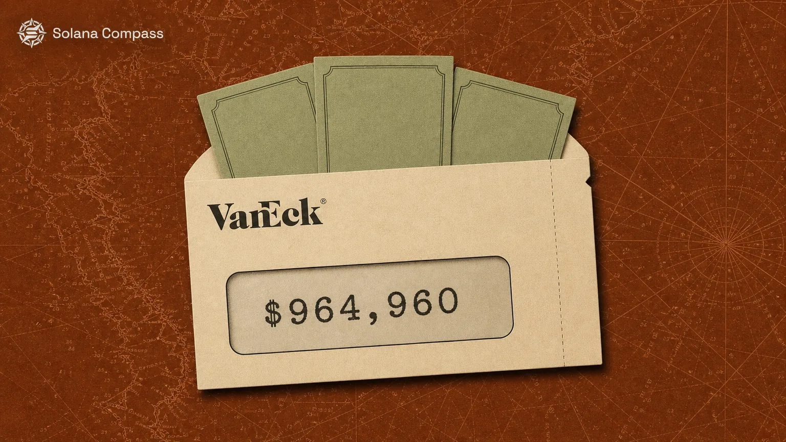 VanEck Solana ETF (VSOL) Declares First Cash Distribution of $964,960 From Staking Income