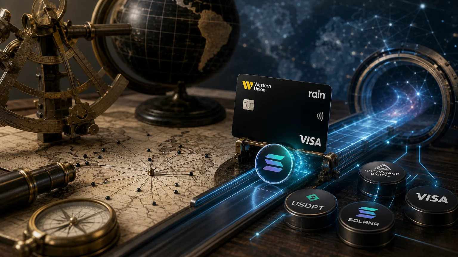 Western Union and Rain Launch Stablecard on Solana in 37 Markets