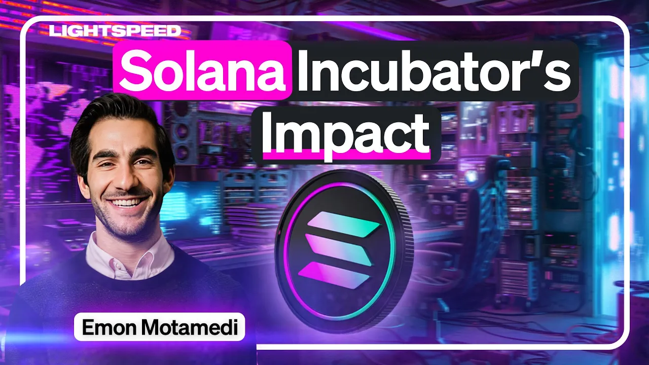 Incubating Solana's Next Unicorns | Emon Motamedi