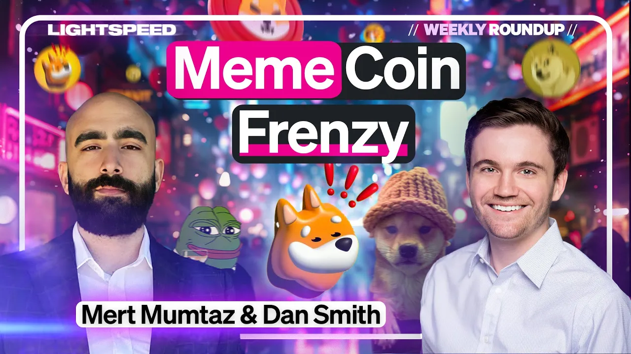 The Return Of Meme Coin Mania | Mert Mumtaz, Dan Smith