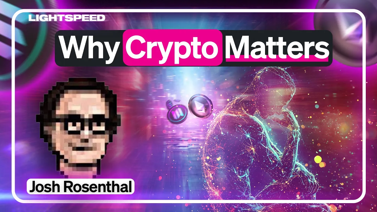 Why Crypto Matters: Generative Tech Meets New Capital Formation | Josh Rosenthal