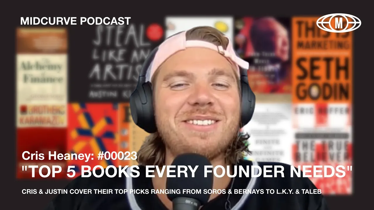 TOP 5 Books Every Founder Needs With Cris Heaney from Drift Protocol | ep. 23