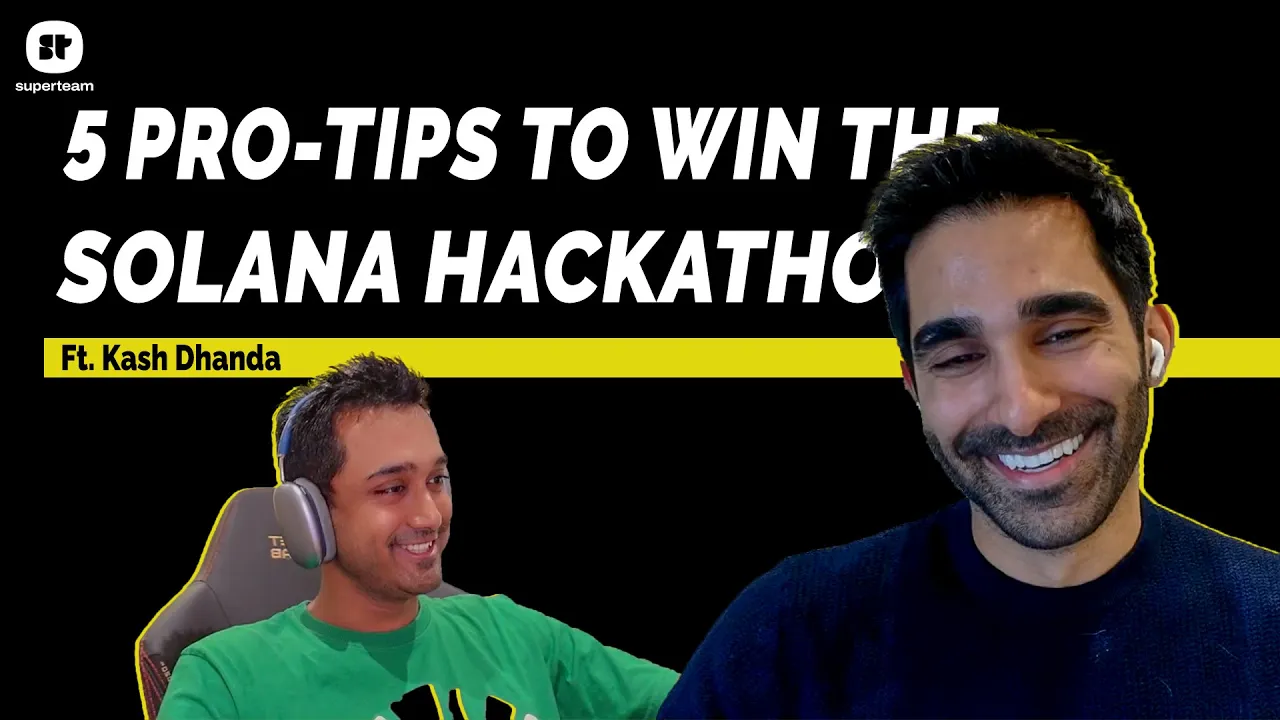 5 Pro-Tips to Win The Solana Hackathon