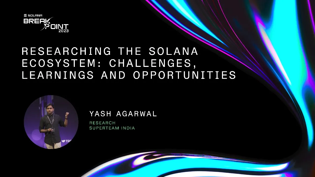 Researching the Solana Ecosystem: Challenges, Learnings, and Opportunities