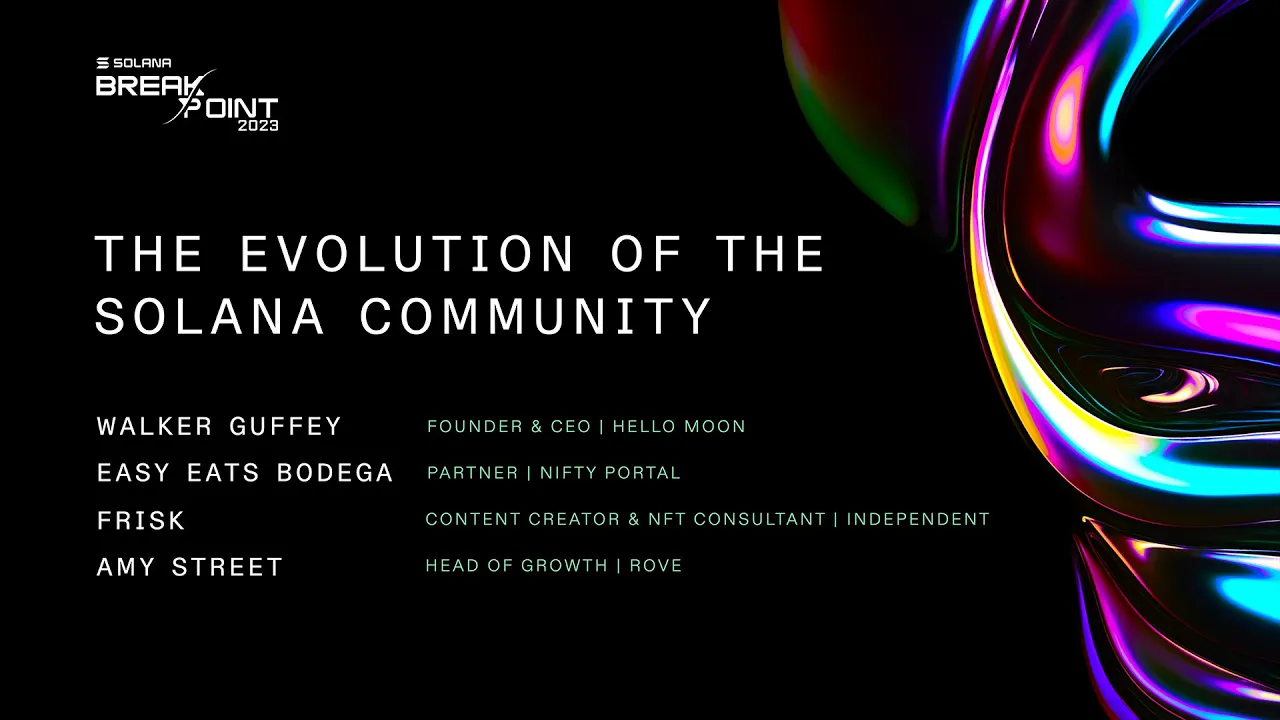 Breakpoint 2023: The Evolution of The Solana Community