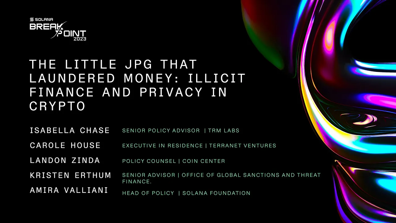 Breakpoint 2023: The Little JPG that Laundered Money: Illicit Finance and Privacy in Crypto
