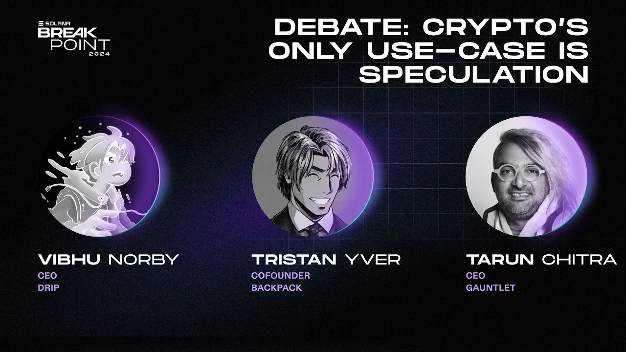 BP 2024: Debate: Crypto's Only Use-Case Is Speculation