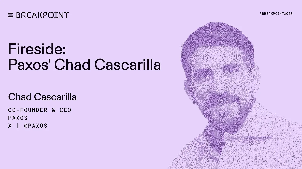Fireside: Paxos' Chad Cascarilla