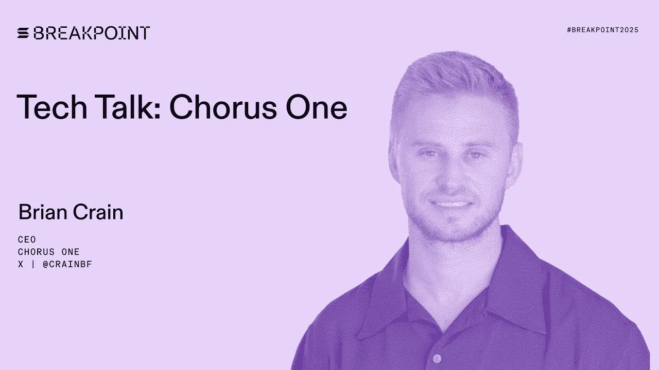 Tech Talk: Chorus One - The Future of Solana's Performance